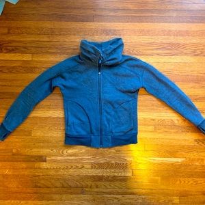 lululemon gray high neckline sweatshirt